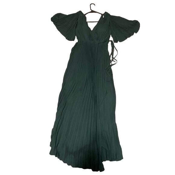 WToo Bridesmaids by Watters Geneva Green Dress pleated
Wedding formal evening - Picture 4 of 7